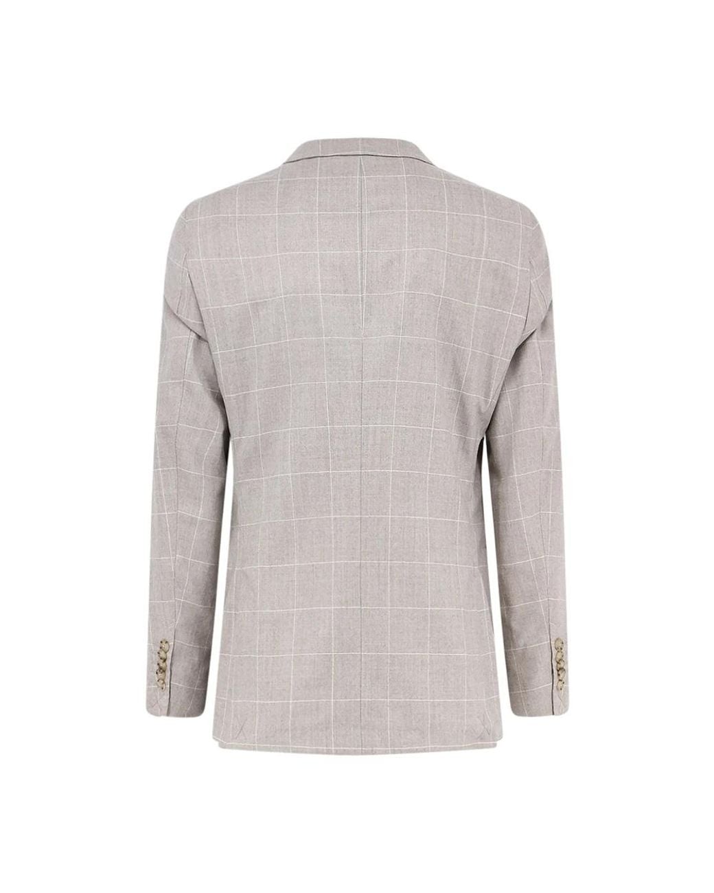 Single Breasted Suits Boss de hombre de color Gray