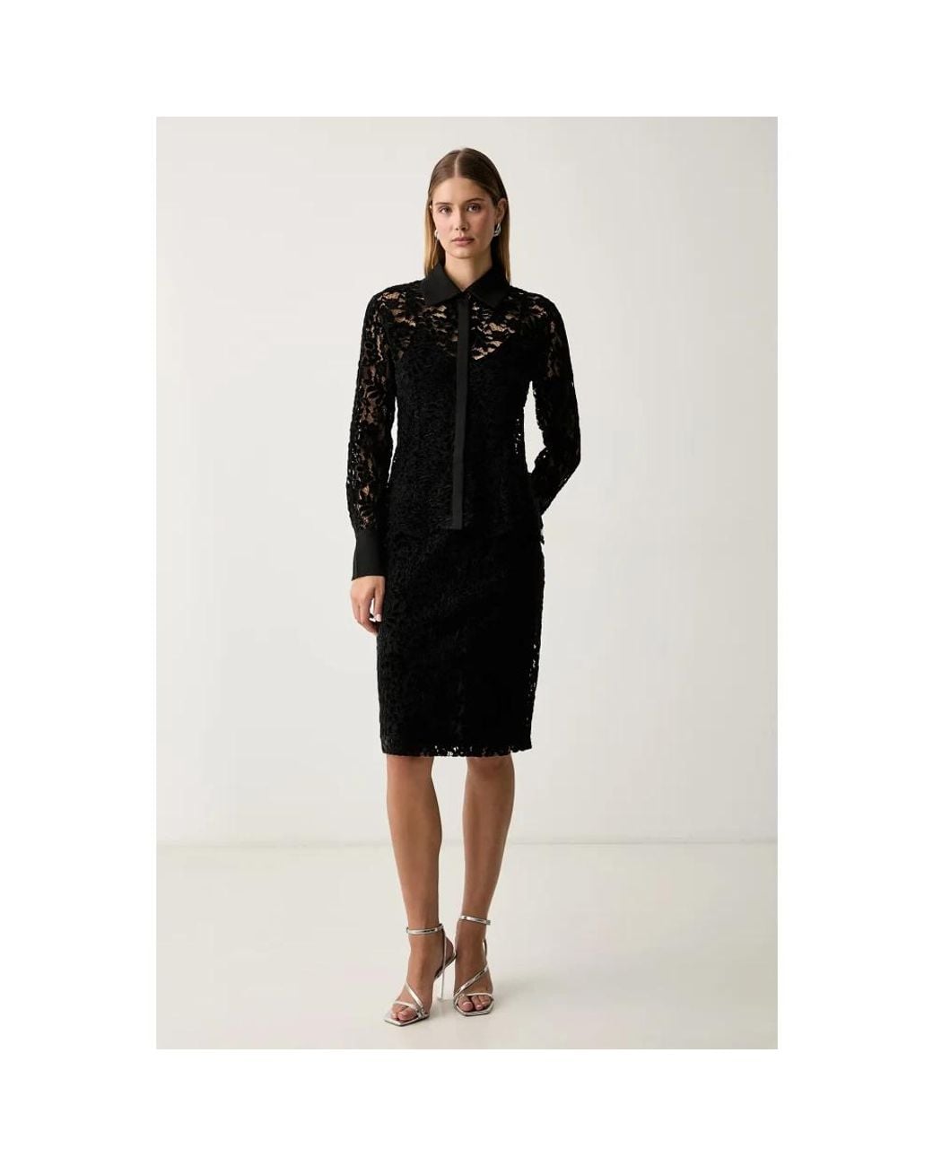 Twinset Black Pencil Skirts