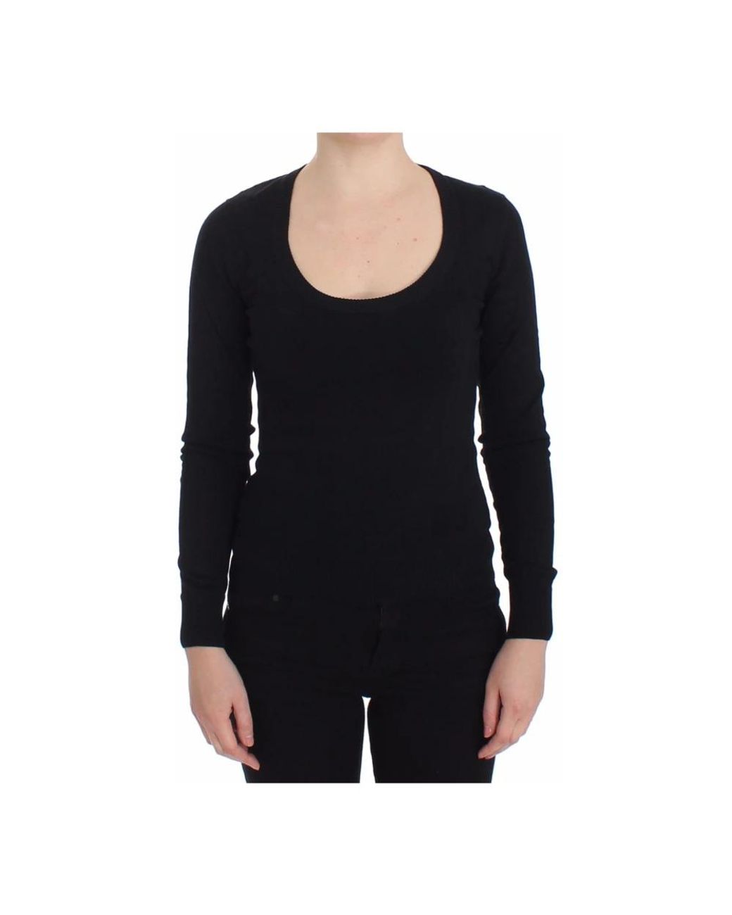 Dolce & Gabbana Black Long Sleeve T-Shirts