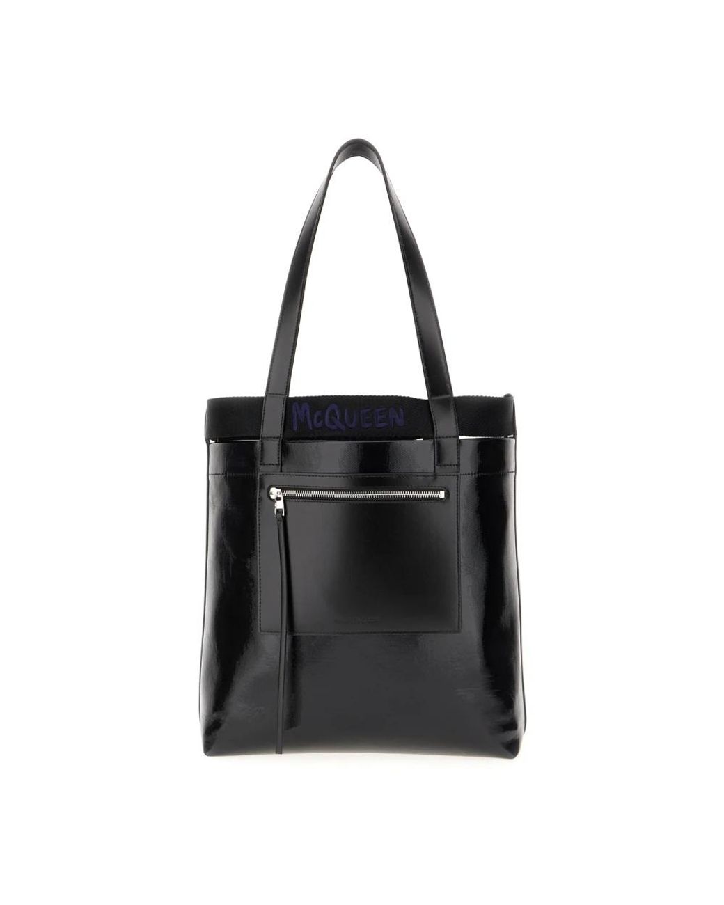 McQueen Black Tote Bags for men