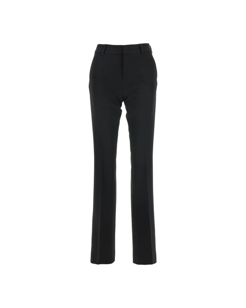PT Torino Broeken ,Zwart ,Flared Tech Fabric Broek in het Black