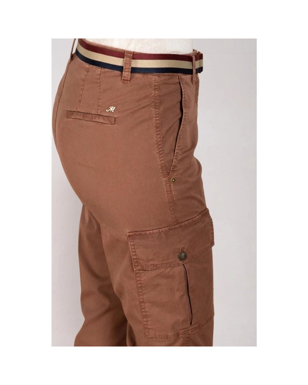 Mason's Brown Cropped Trousers