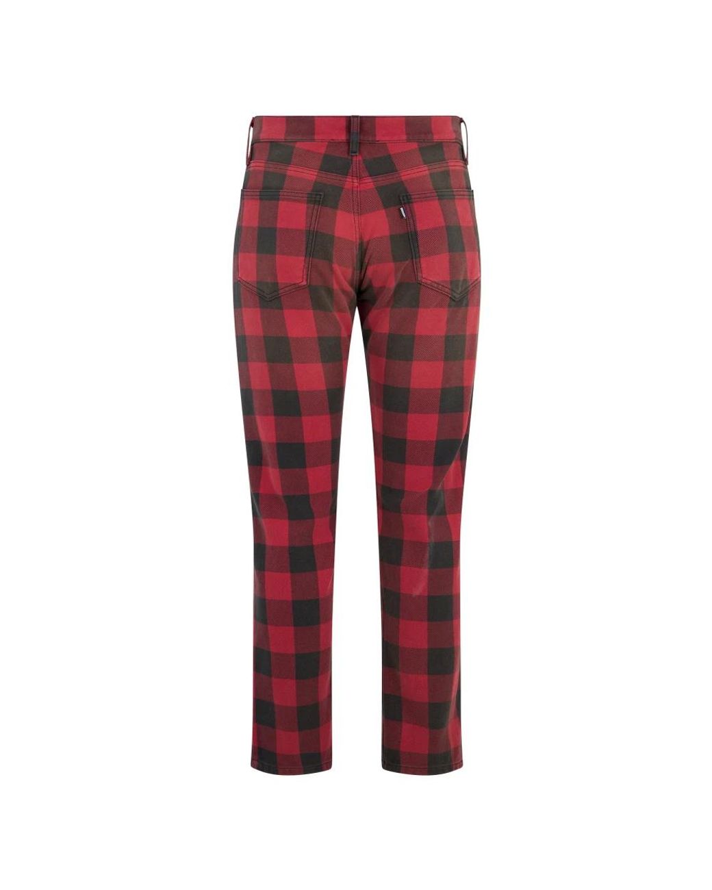 Moschino Red Straight Fit Jeans for men