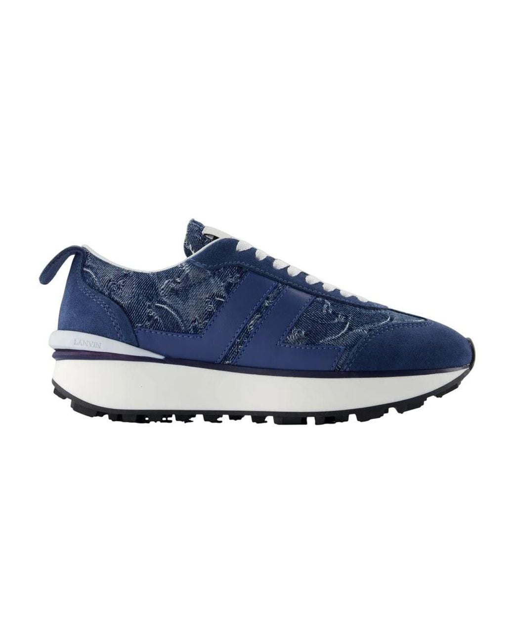 Lanvin Blue Bumpr Sneakers