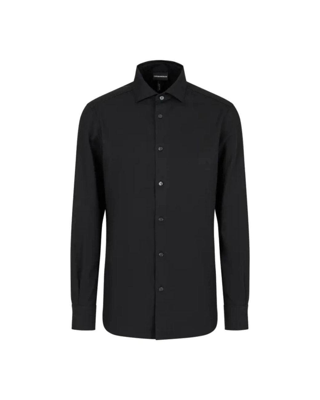 Emporio Armani Black Casual Shirts for men