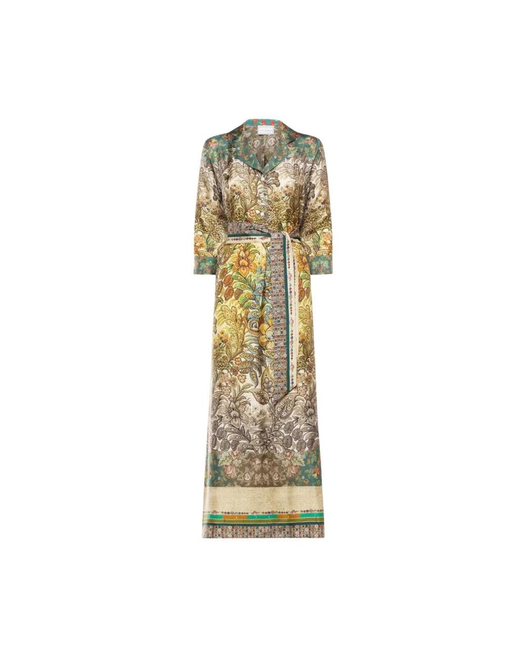 Pierre Louis Mascia Metallic Maxi Dresses