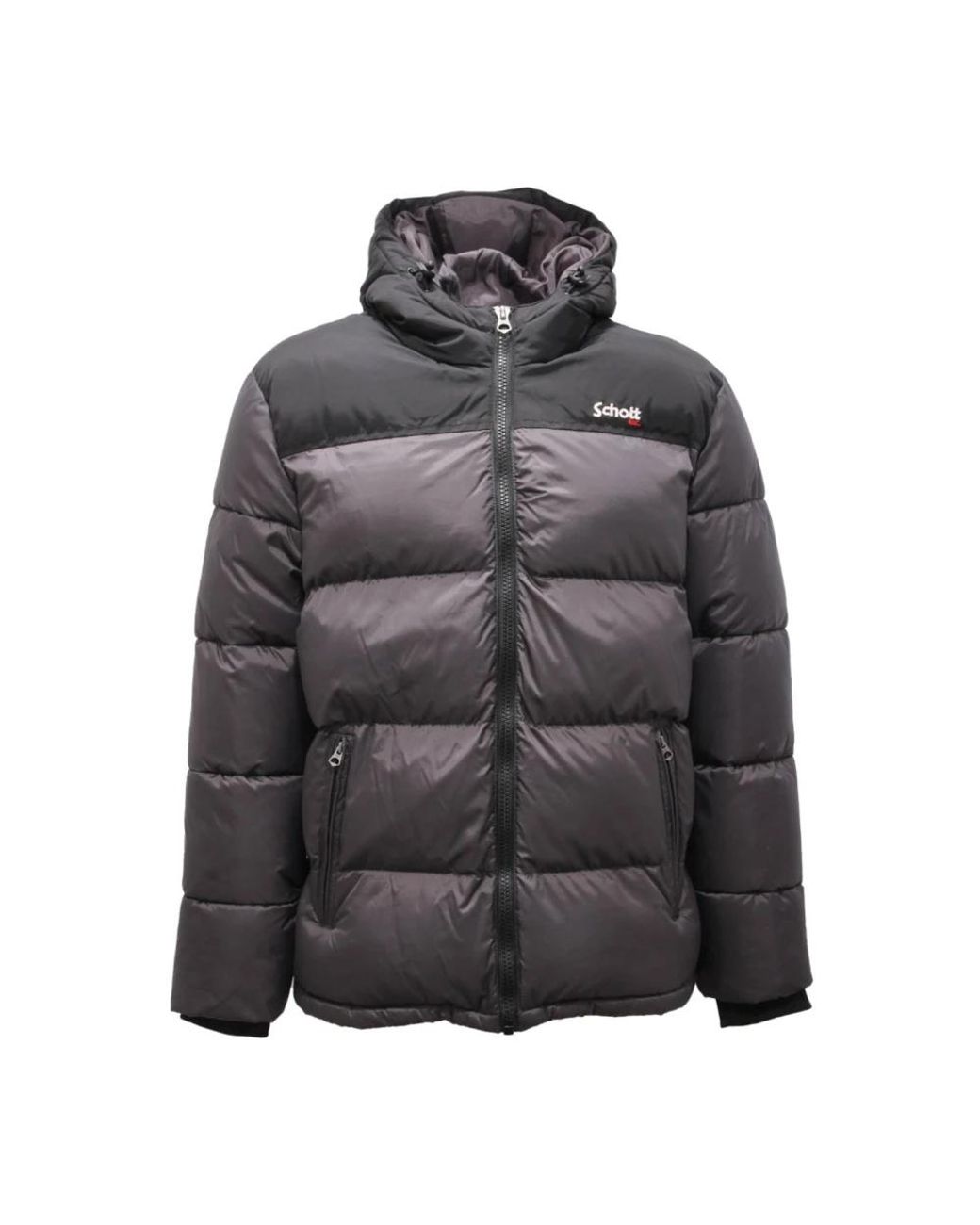 Winter Jackets Schott Nyc de hombre de color Gray