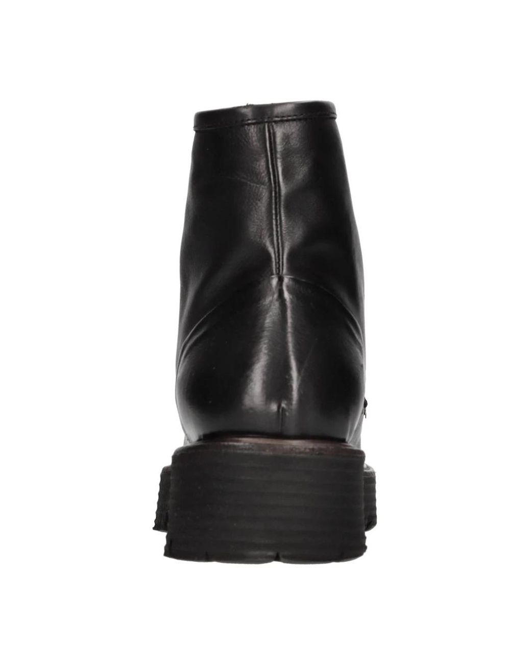 Hundred 100 Black Lace-Up Boots