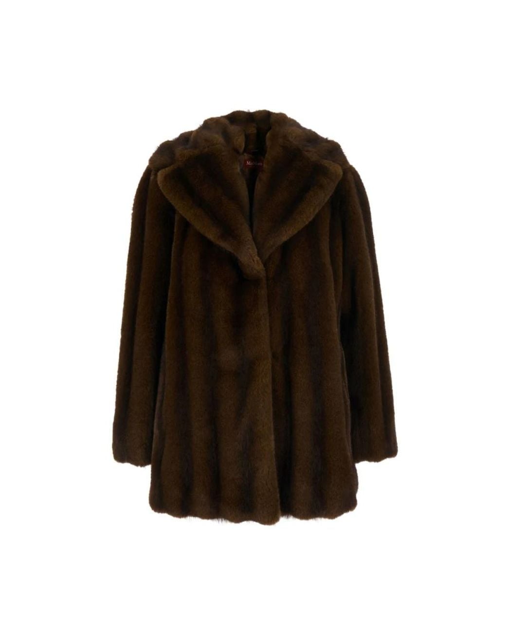 Max Mara Black Faux Fur & Shearling Jackets