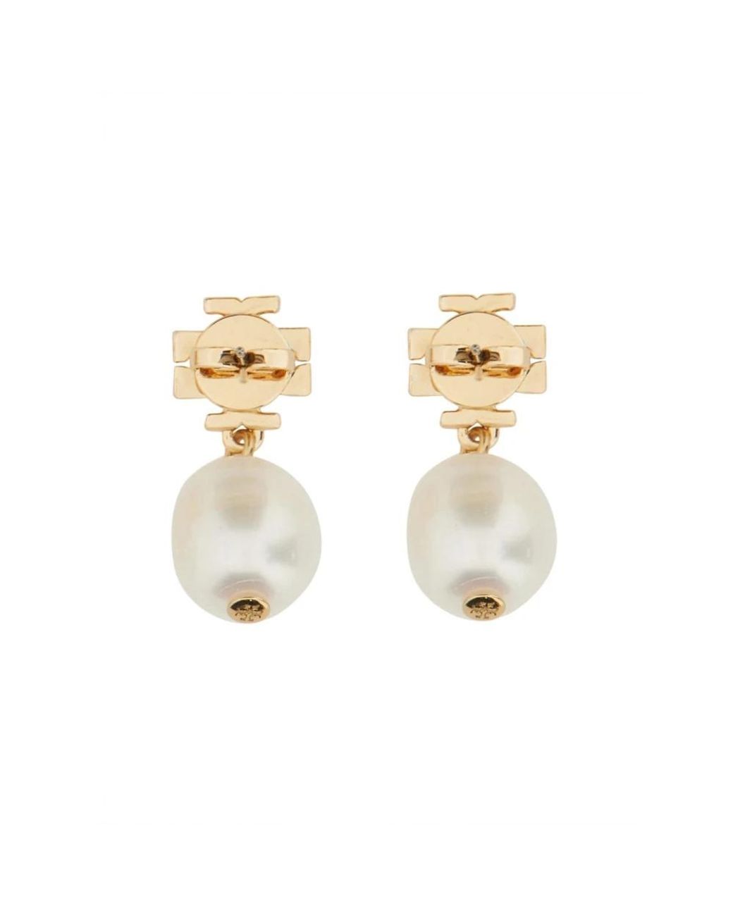 Earrings Tory Burch de color Metallic