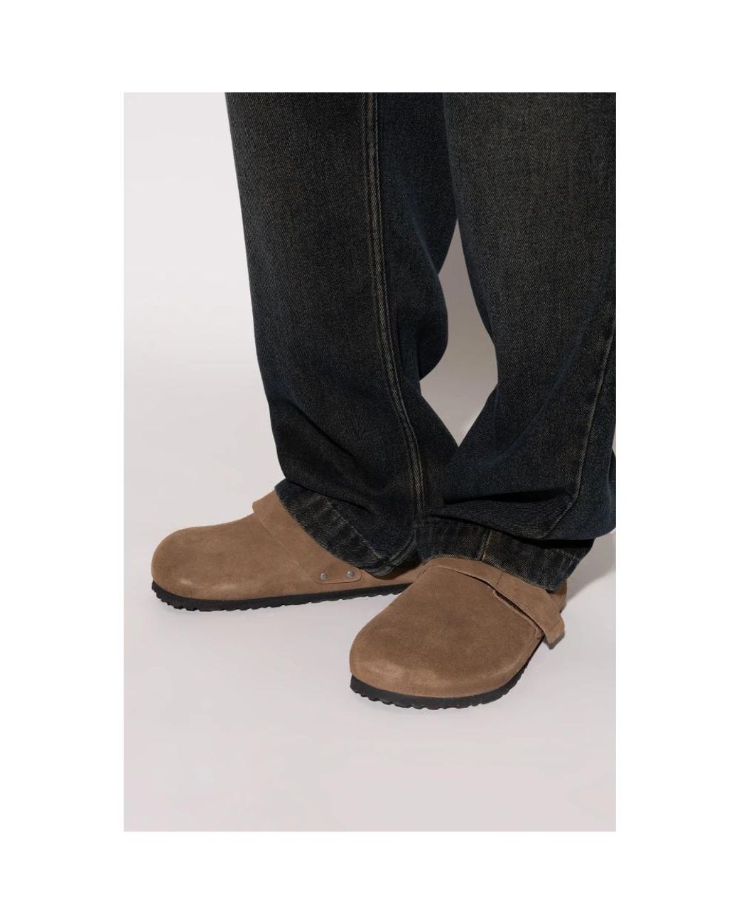 Birkenstock Brown Mules for men