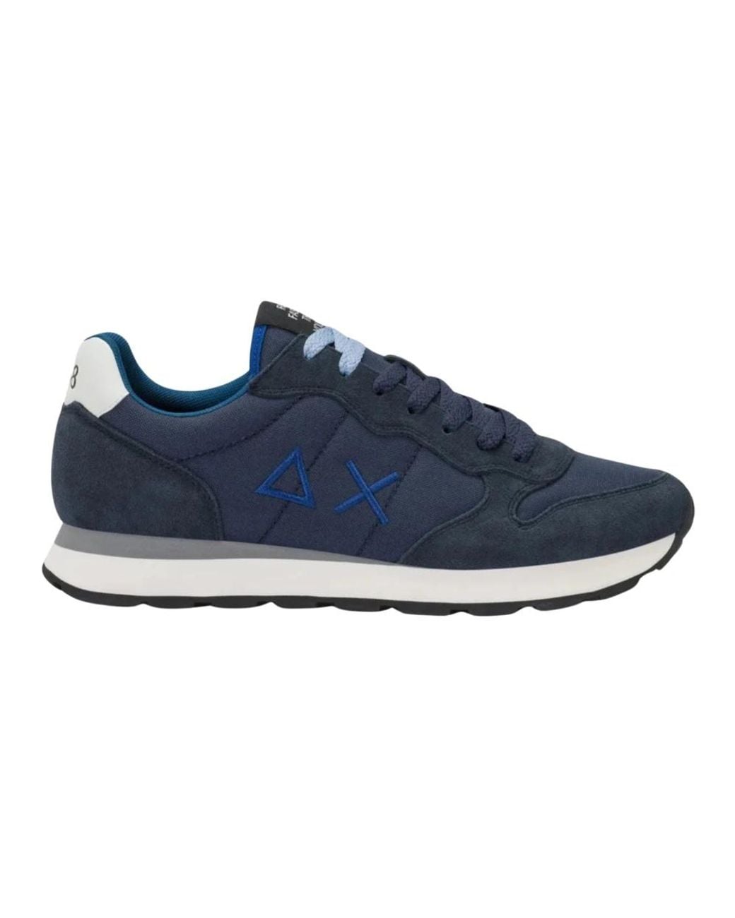 Sun 68 Tom Solid Sneakers in het Blue voor heren