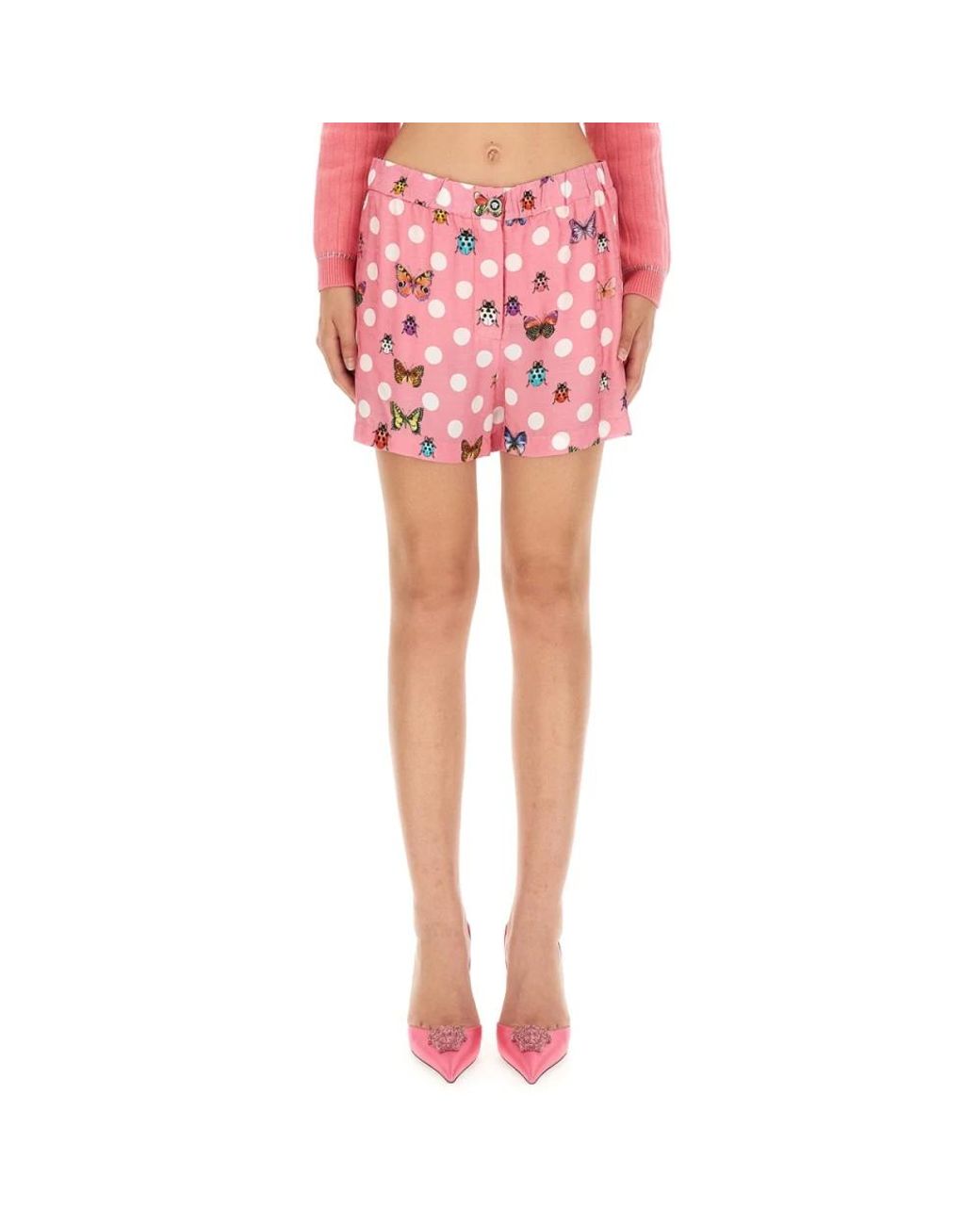 Versace Short Shorts in het Pink