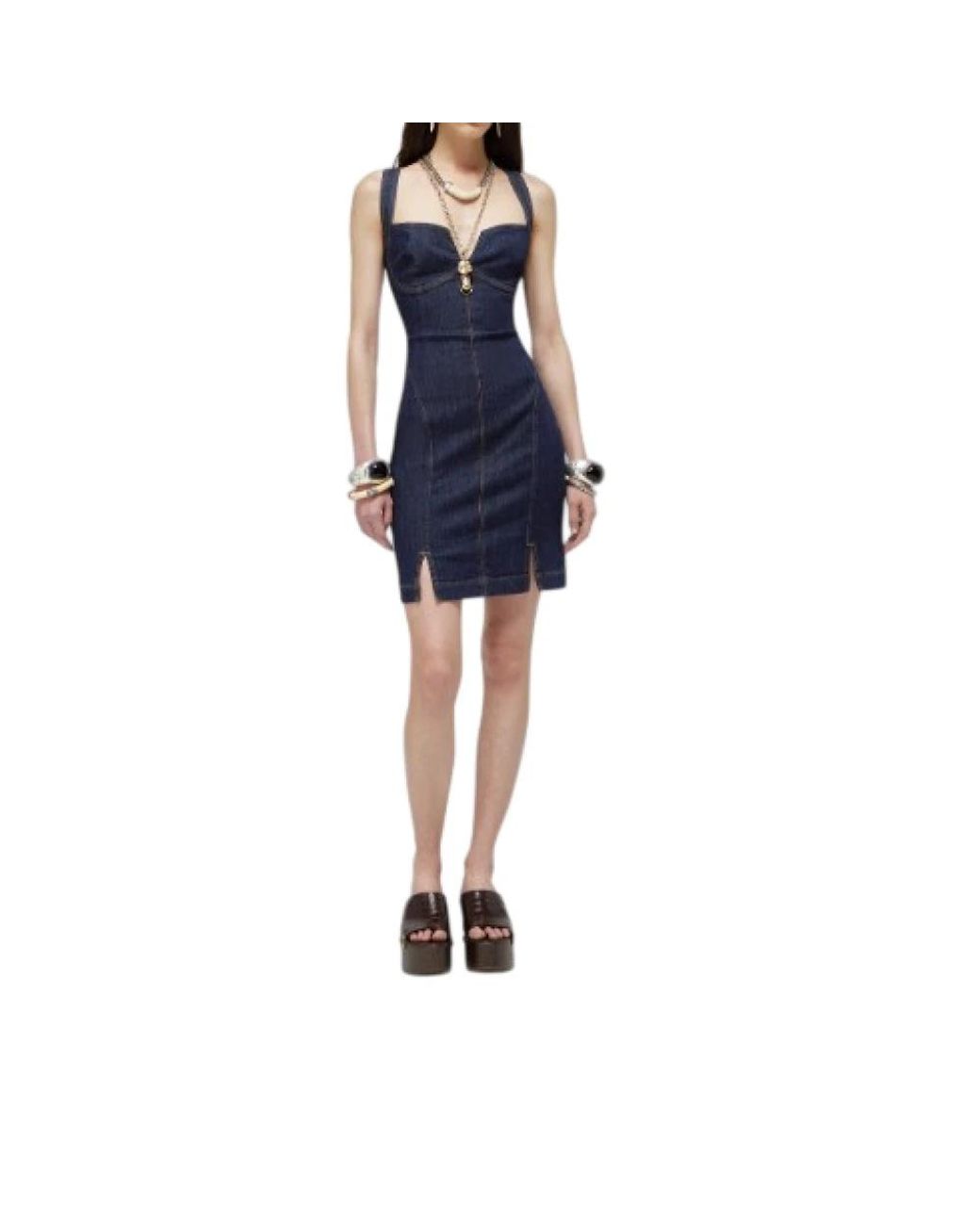 Blugirl Blumarine Blue Short Dresses
