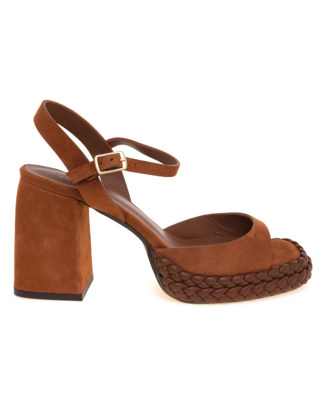Castaner Brown High Heel Sandals