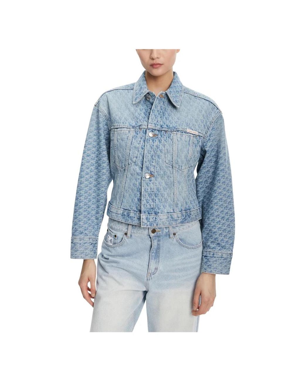 Denim Jackets Calvin Klein de color Blue