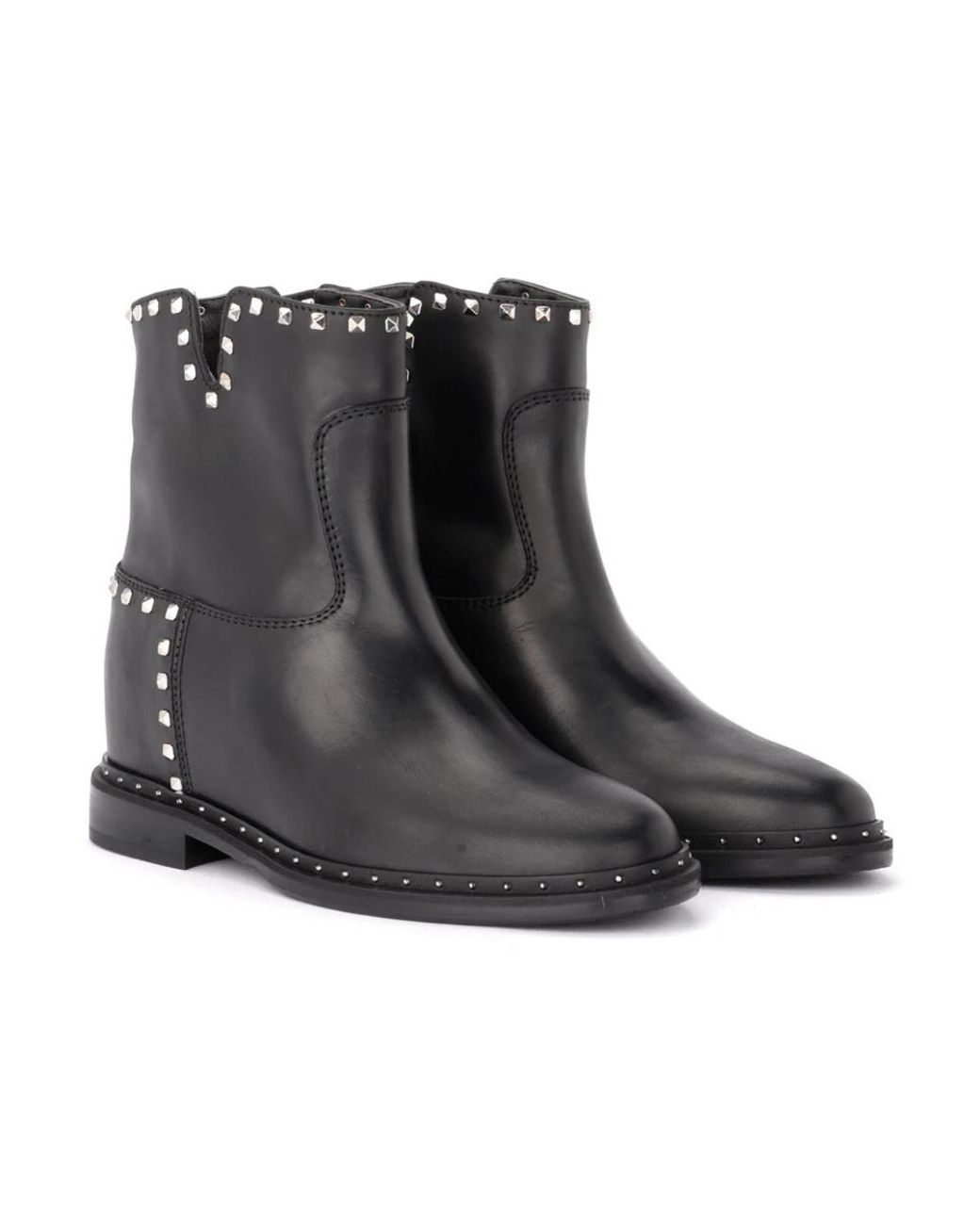 Via Roma 15 Black Ankle Boots