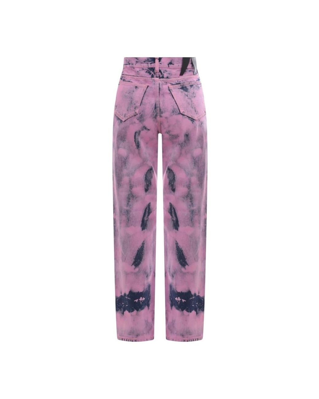 DARKPARK Purple Straight Trousers for men