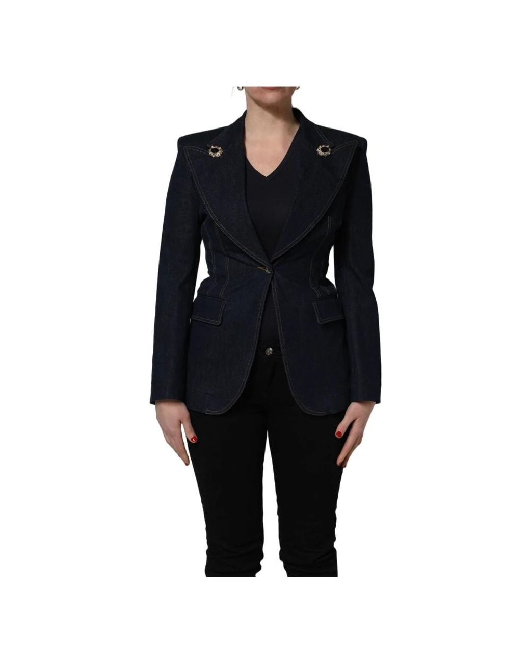 Dolce & Gabbana Black Blazers