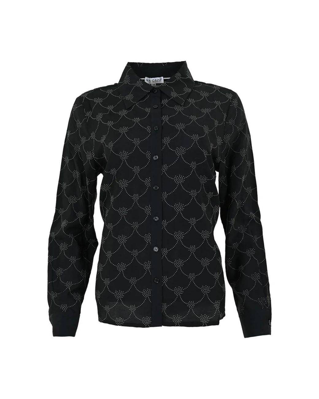 Maicazz Black Parvin Blouse