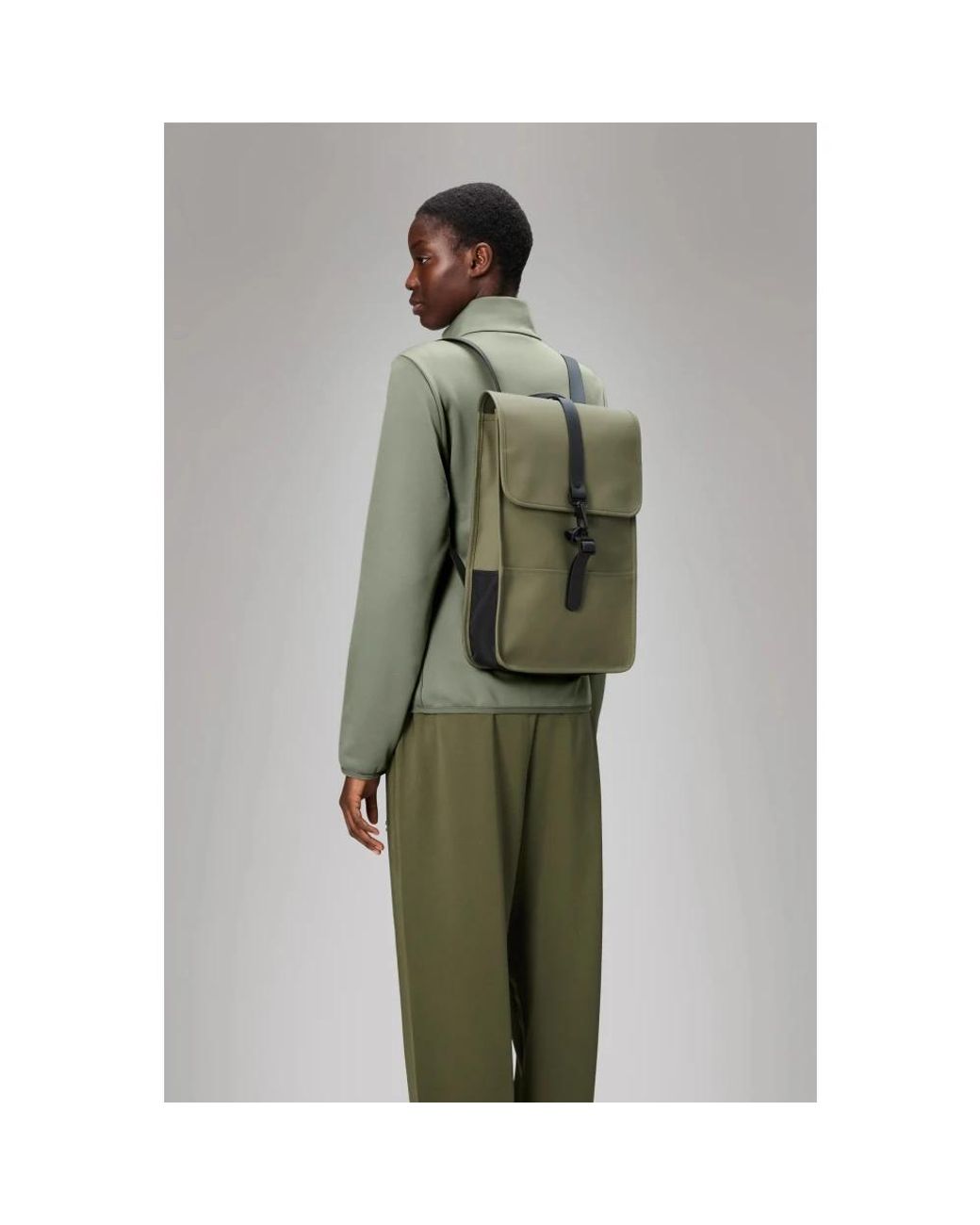 Rains Green Backpacks for men