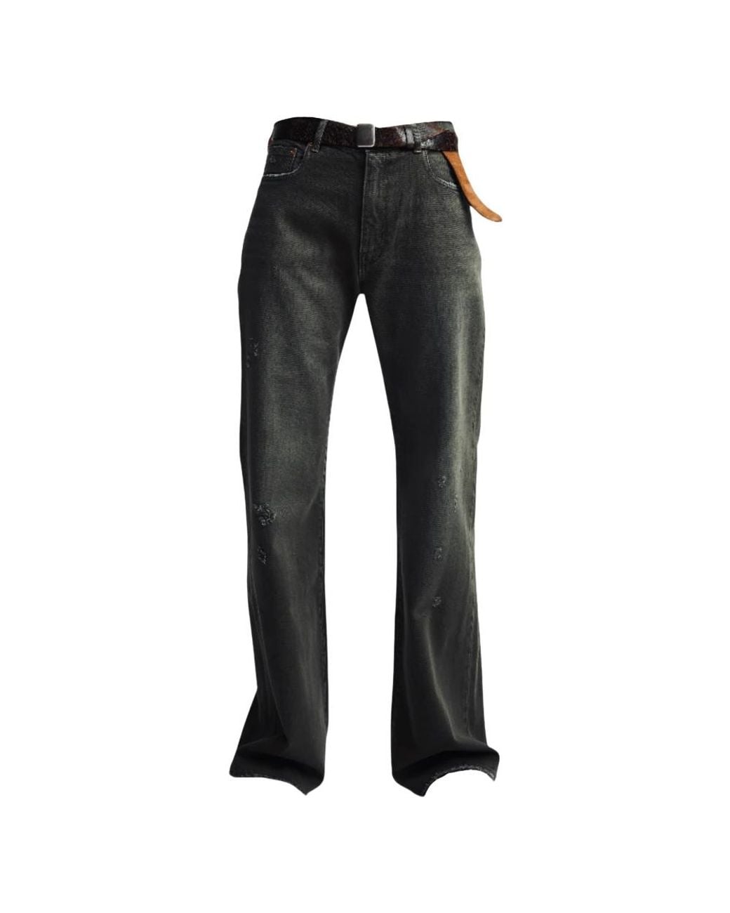 Denimist Black Straight Fit Jeans
