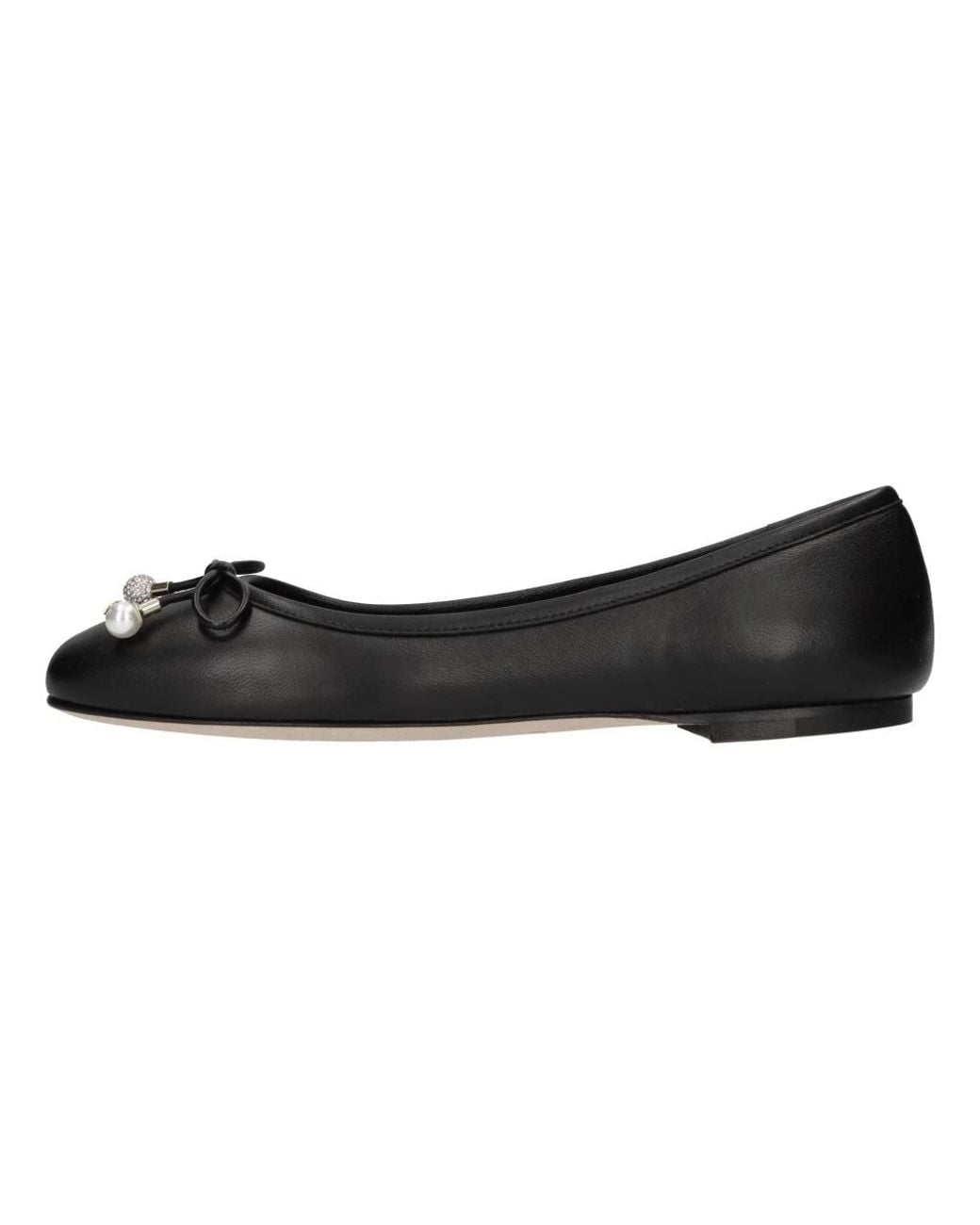 Jimmy Choo Black Ballerina Shoes