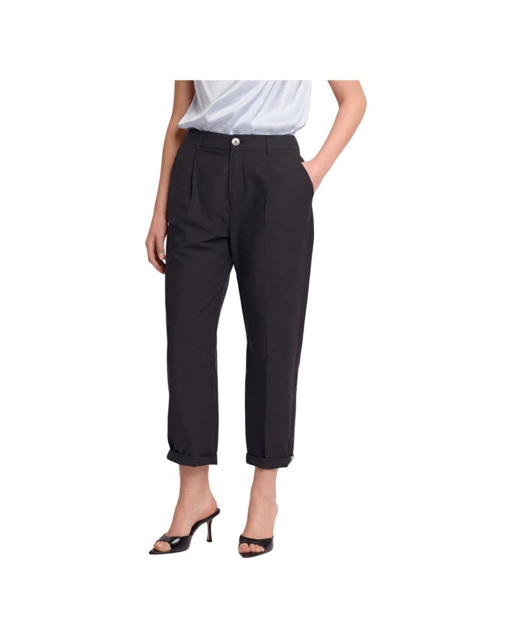 Kocca Blue Cropped Trousers