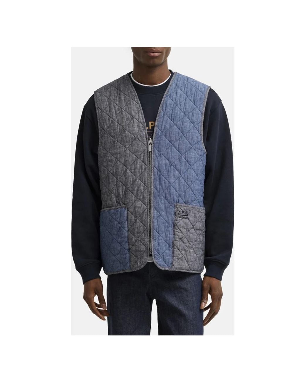 Vests Barbour de hombre de color Blue