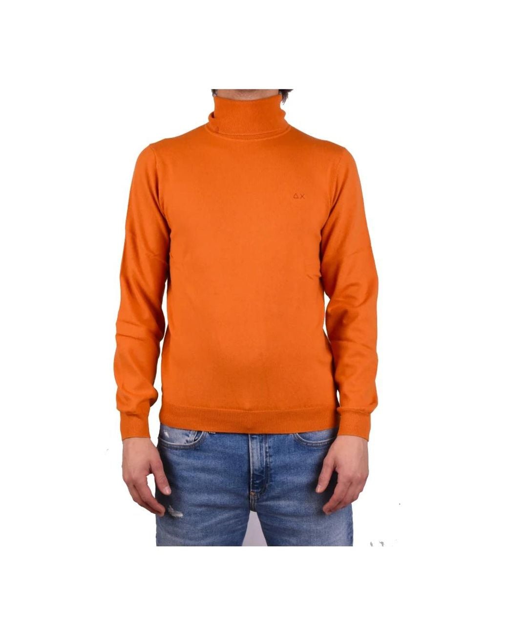 Turtlenecks Sun 68 de hombre de color Orange