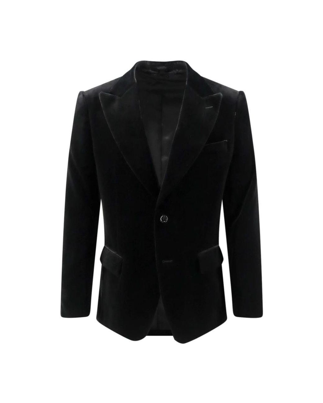 Lardini Fluwelen Blazer in het Black voor heren