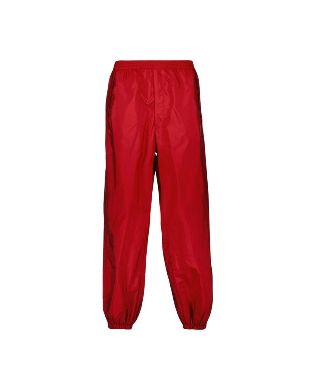 Prada Re-Nylon Joggingbroek in het Red voor heren