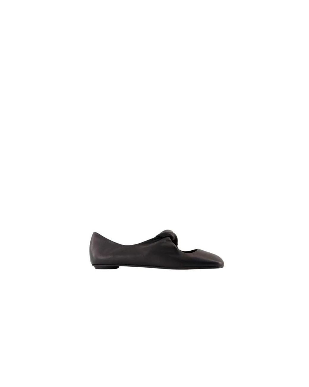 McQueen White Ballerina Shoes