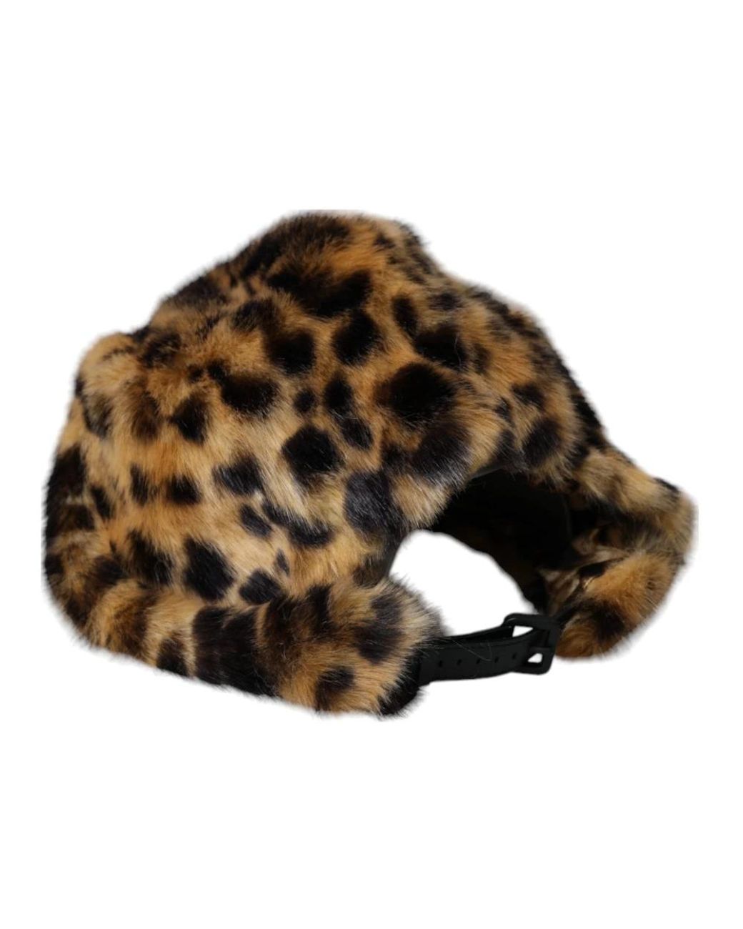 Dolce & Gabbana Brown Leopardenmuster eimer hut