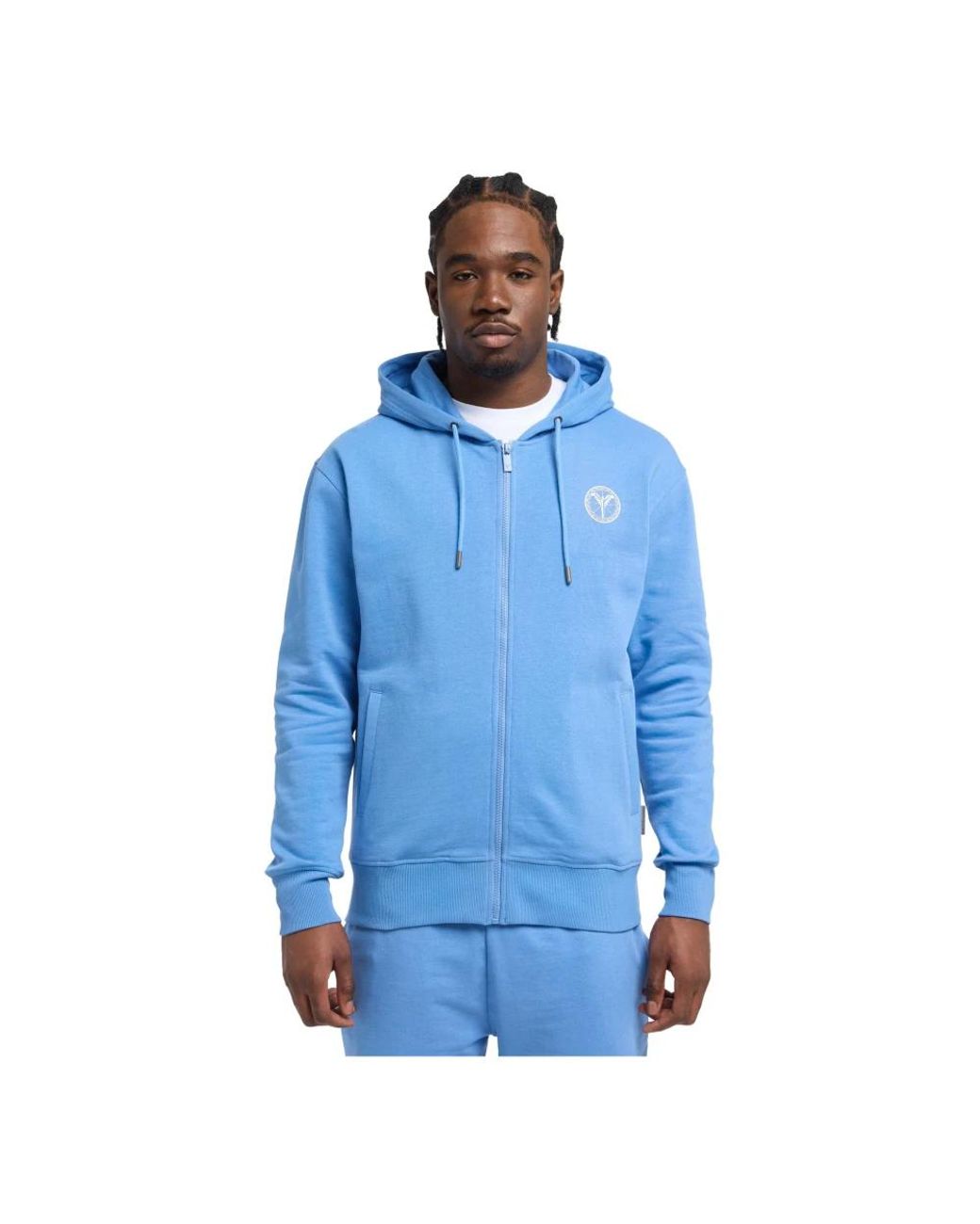 carlo colucci Blue Zip-Throughs for men