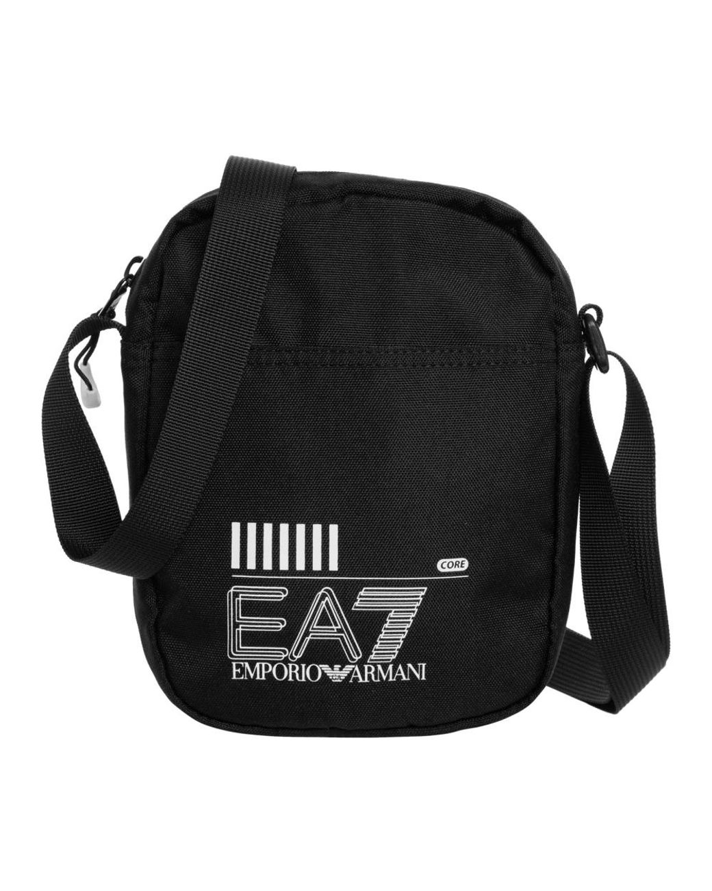 EA7 Black Cross Body Messenger for men