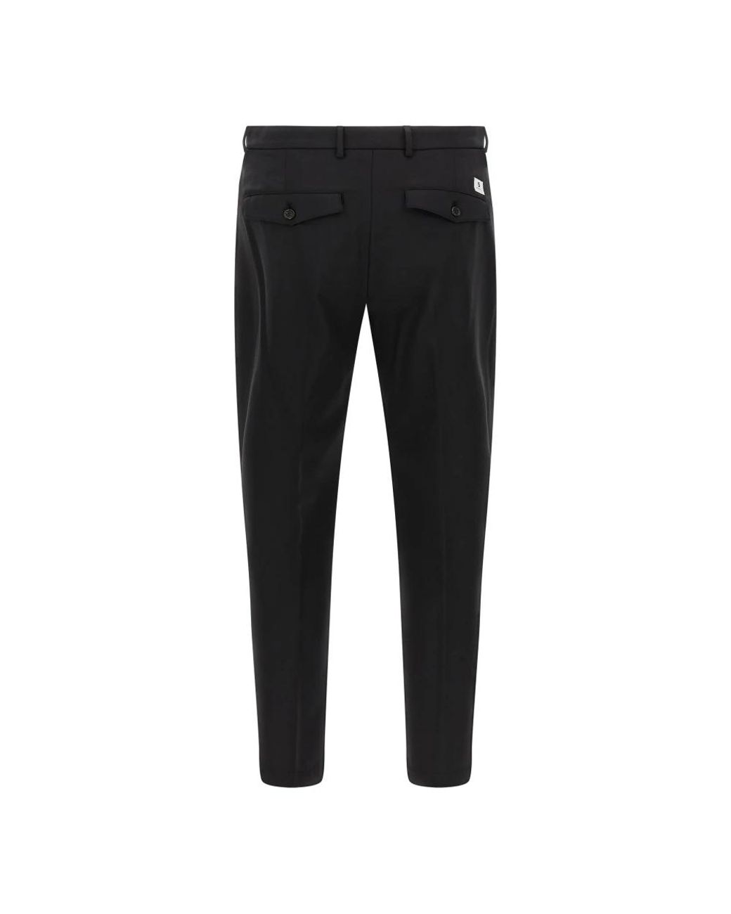 Department 5 Black Slim-Fit Trousers for men