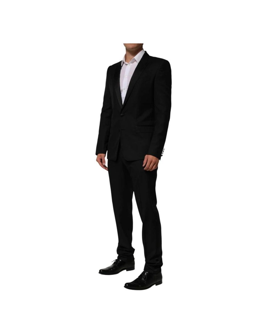 Dolce & Gabbana Black Single Breasted Suits for men