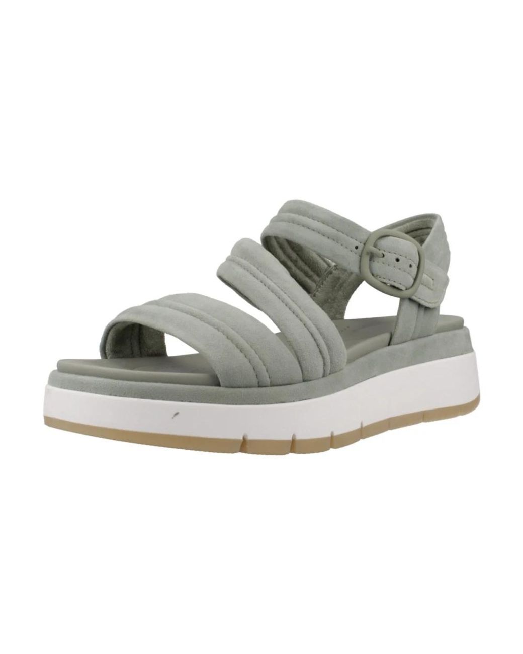 Clarks Metallic Tuscan Strap Flat Sandalen