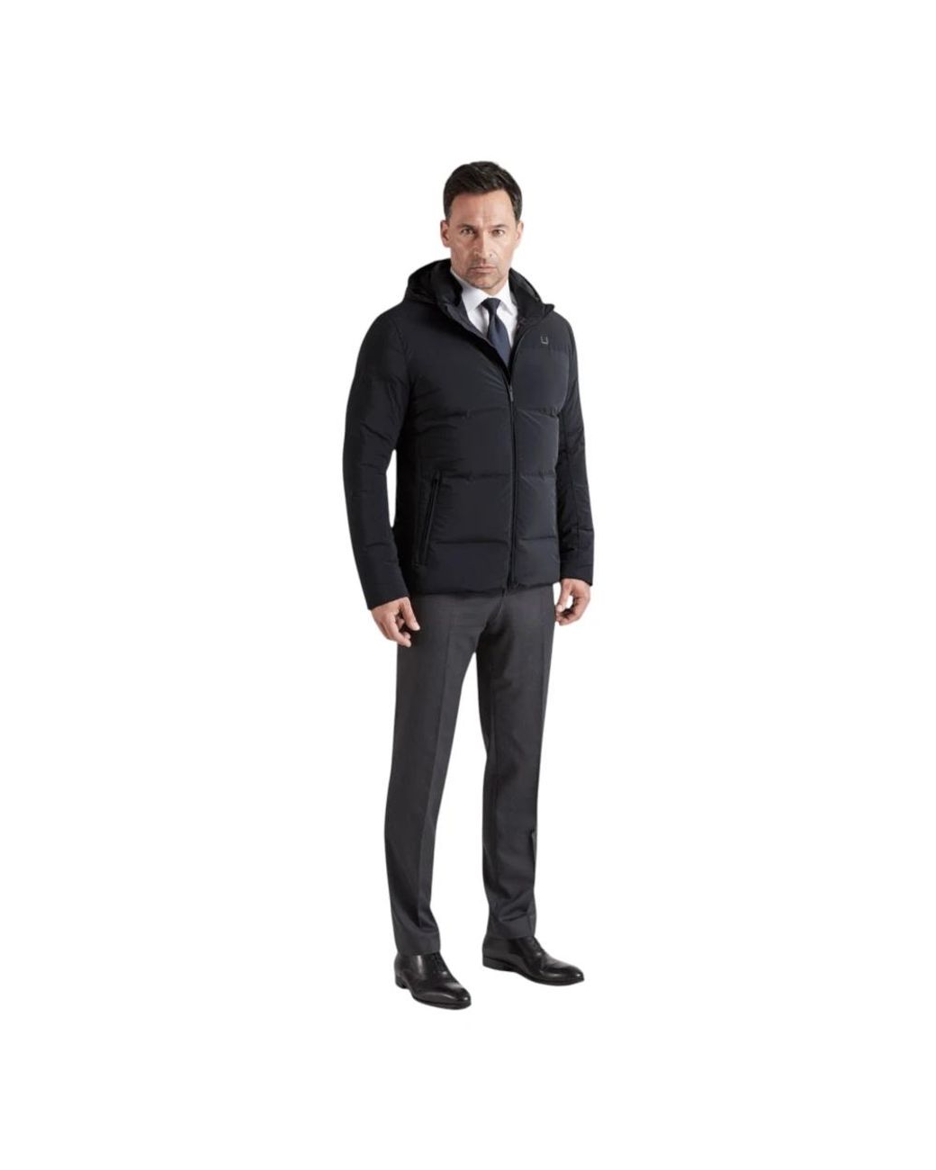 UBR Blue Down Jackets for men