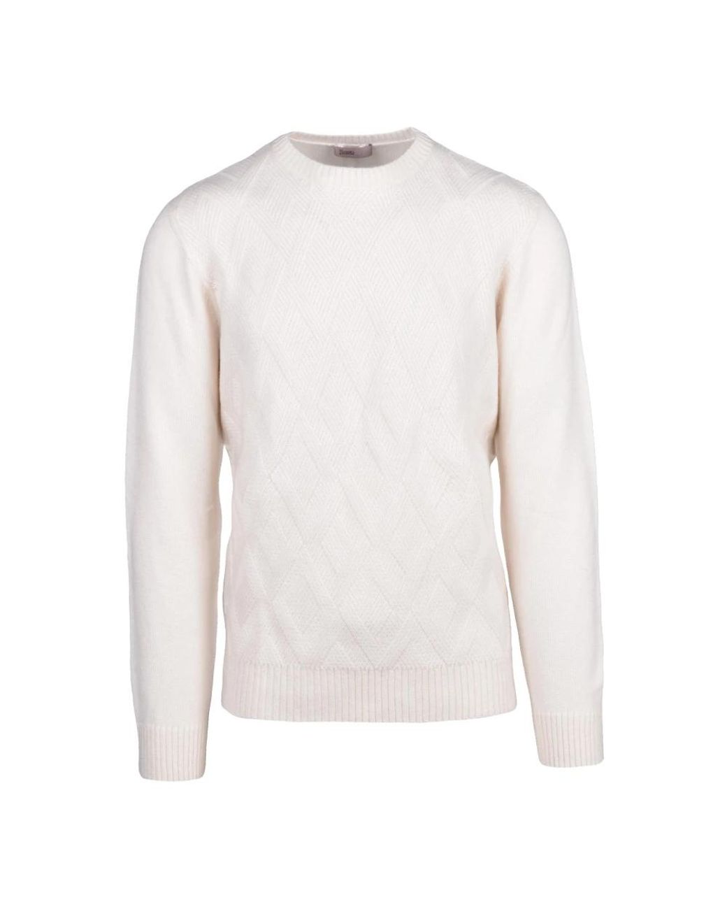 Herno Pullover Girocollo in het White voor heren