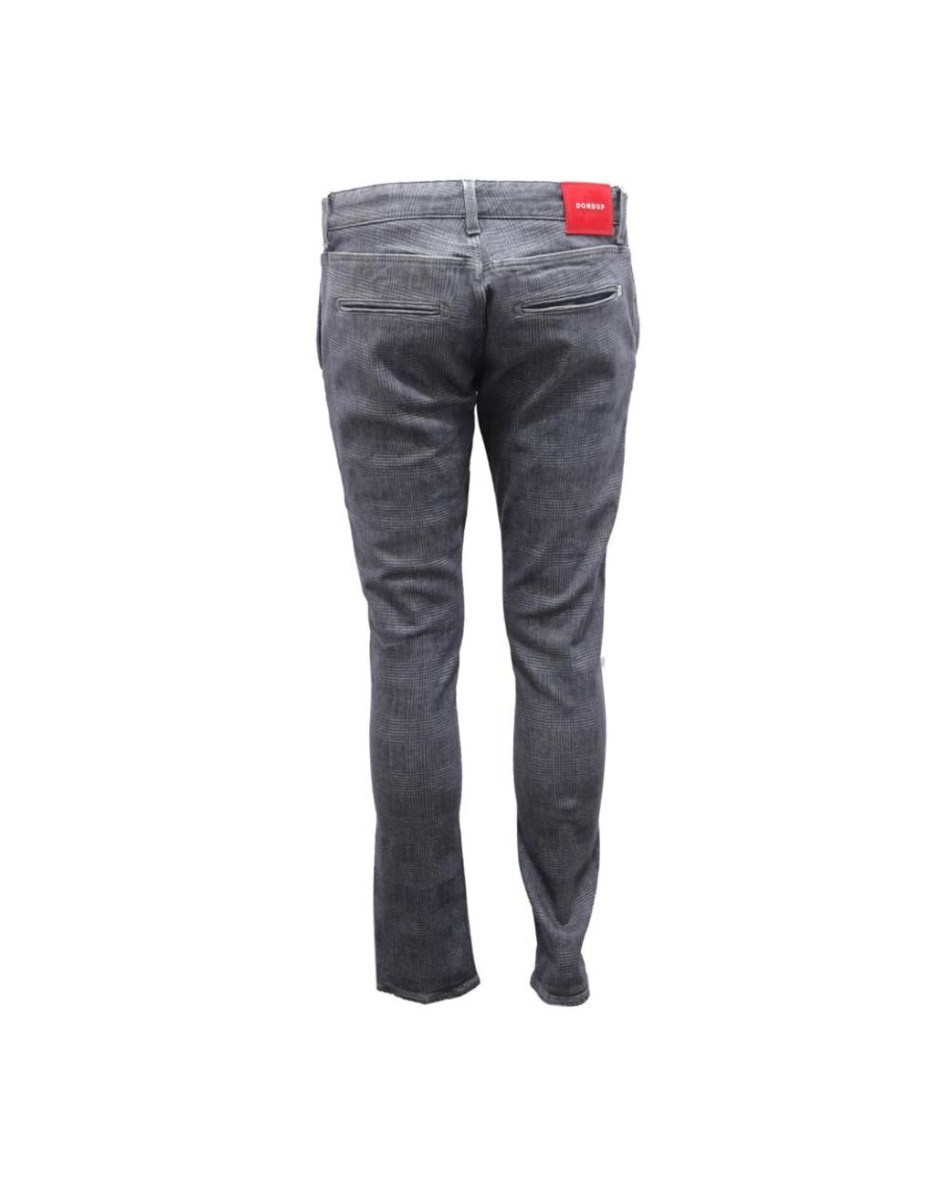 Dondup Gray Slim-Fit Trousers for men