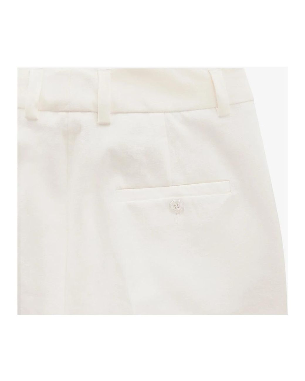 Straight Trousers Seductive en coloris White