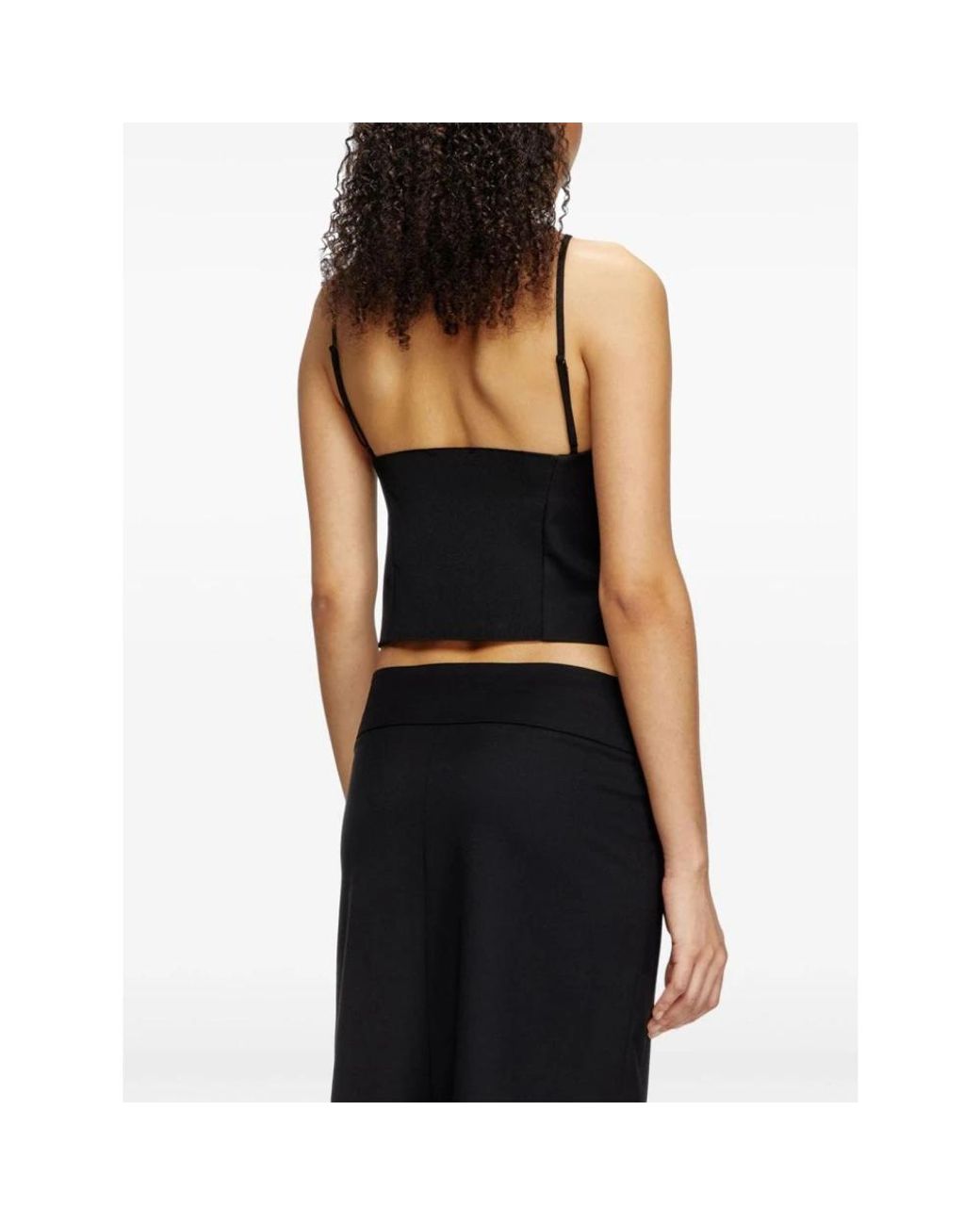 DIESEL Black Sleeveless Tops