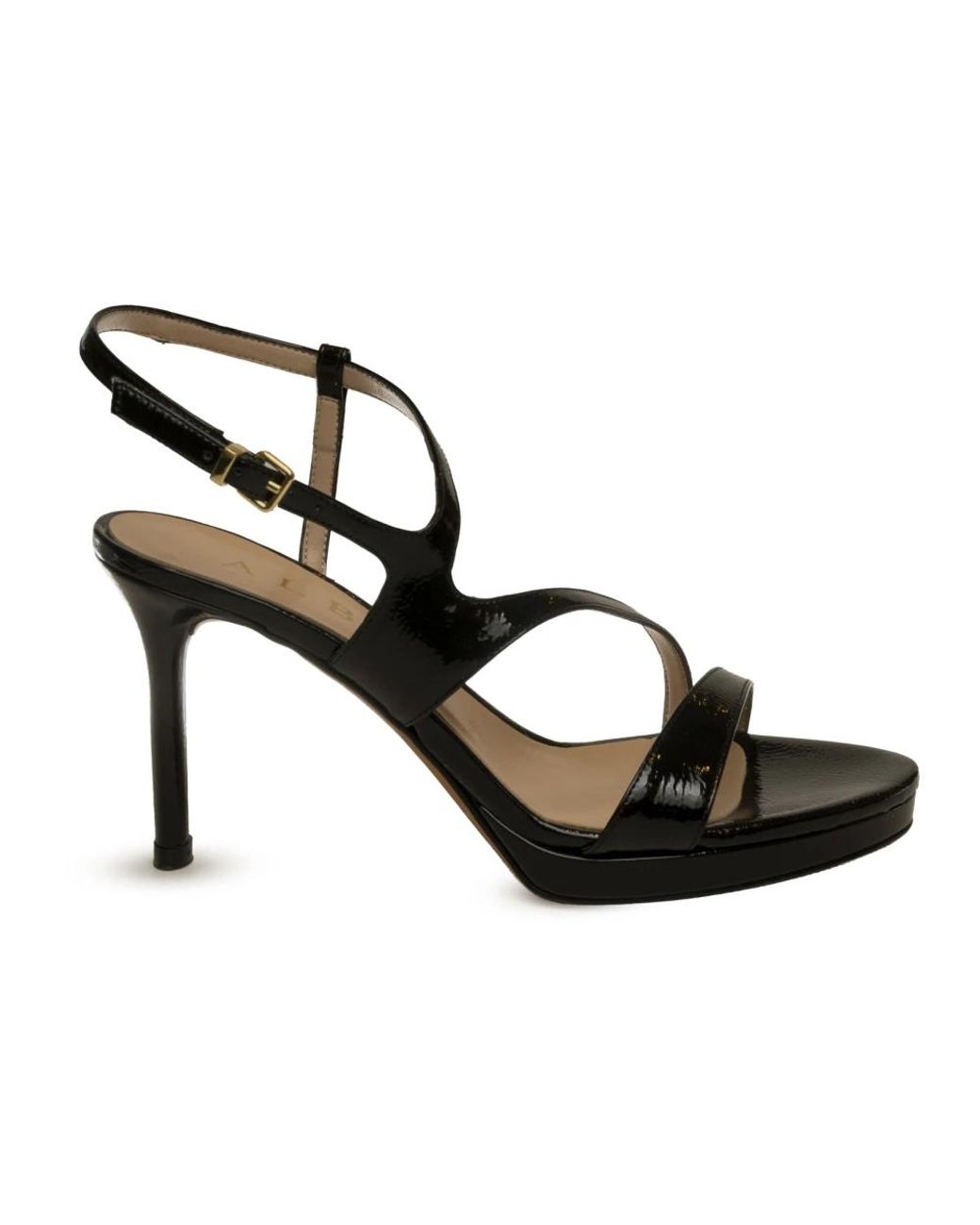 Albano Black High Heel Sandals