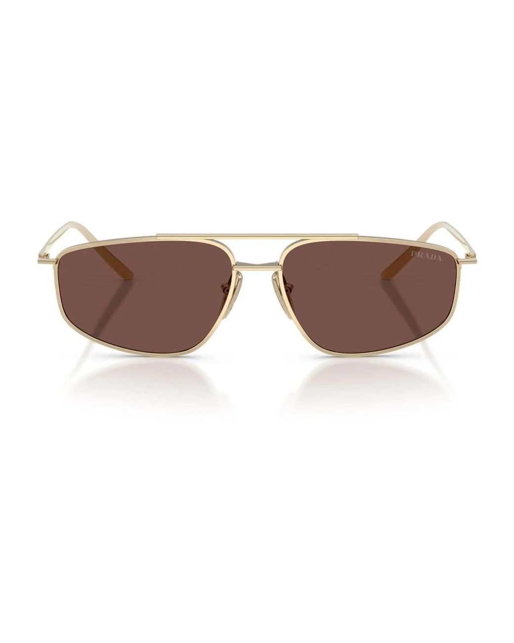 Prada Prc51S Zonnebril in het Brown