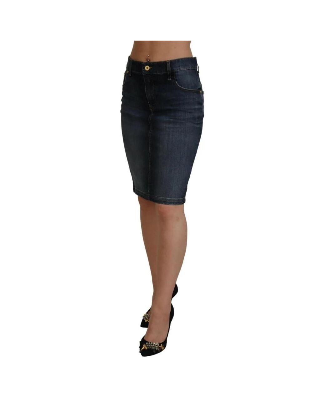 Fiorucci Black Denim Skirts