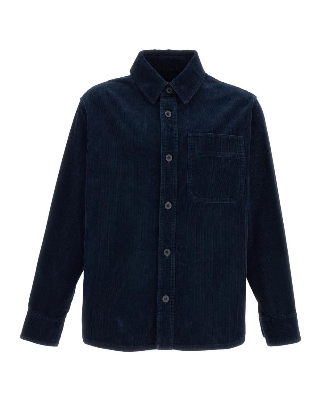 A.P.C. Blue Casual Shirts for men