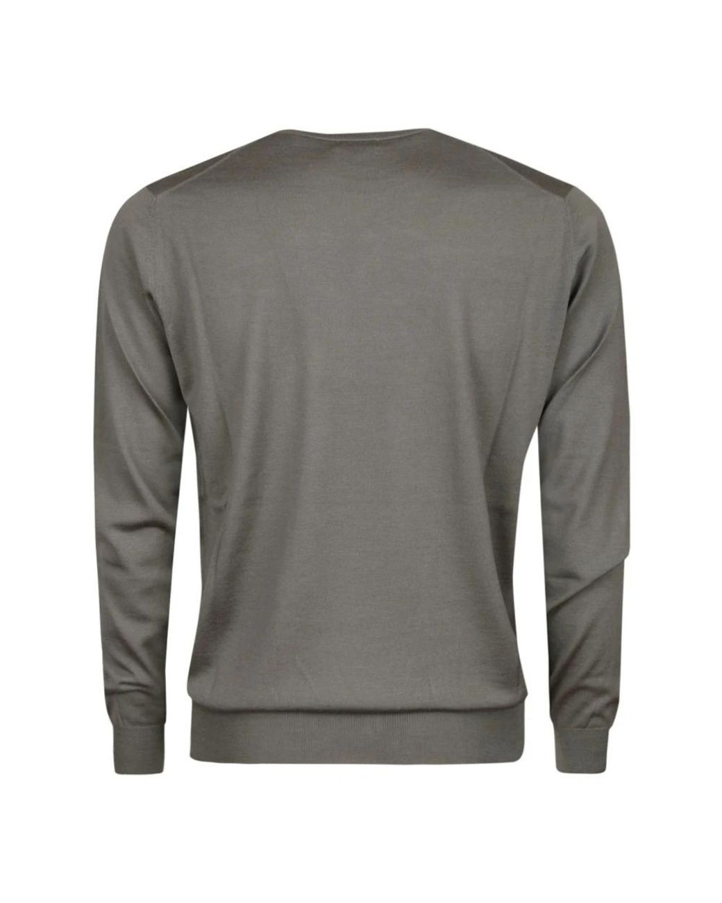 hindustrie Gray Round-Neck Knitwear for men