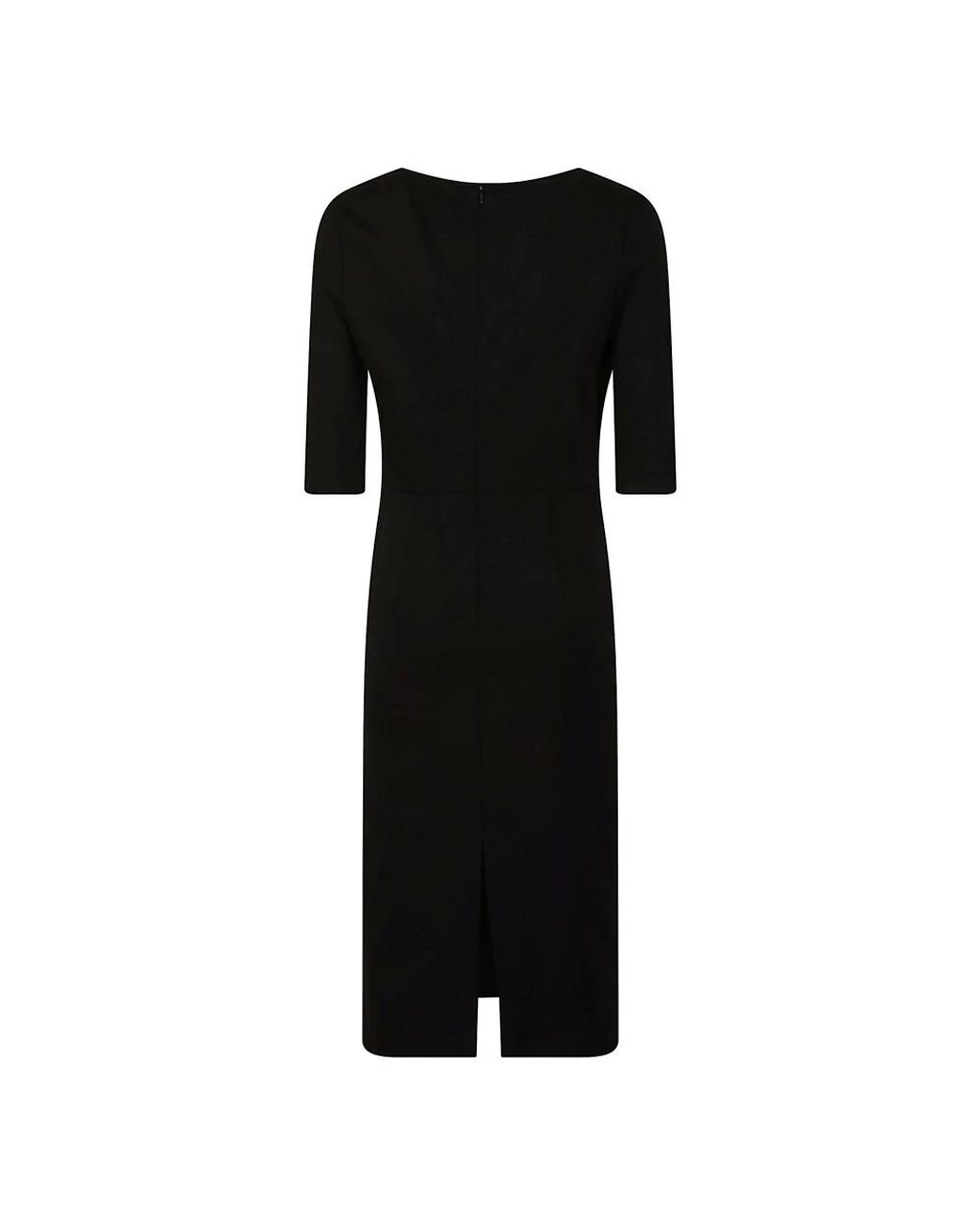 Midi Dresses Pinko de color Black